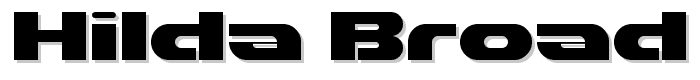 Hilda Broad font